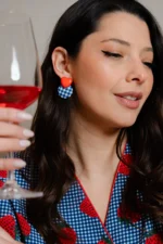 RED HEART EARRINGS - Image 2