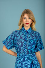 Javier voile shirt (Ciel) - Image 5