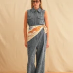 Denim Safari Jumpsuit