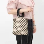 VERONICA BEAD CONTRAST COLOR BAG - Image 4