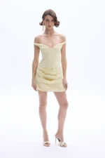 Lindsay Yellow Dress - Image 2