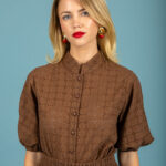 Leora shirt (Chocolate)