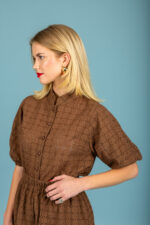 Leora shirt (Chocolate) - Image 3