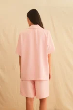 Baby Pink Safari Blazer - Image 2