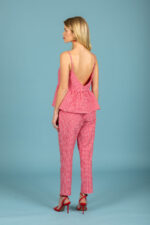 Aelia poplin pants (Red) - Image 2