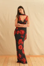 Tulip Affair Draped Dress - Image 4