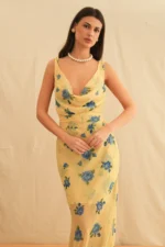 Daphne Draped Dress - Image 2