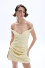 Lindsay Yellow Dress - Image 5