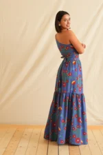 Petal Pop One Shoulder Maxi Dress - Image 2