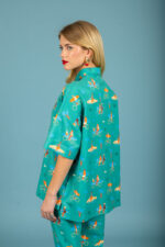 ALONSO OVERSIZE SHIRT GREEN - Image 4