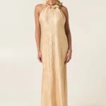 CAMILA MAXI PLEATED DRESS