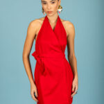 Santiago short dress (Red)