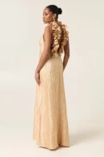 CAMILA MAXI PLEATED DRESS - Image 3