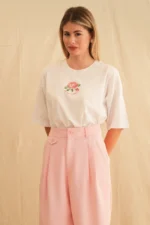 Pink Rose T-Shirt - Image 2