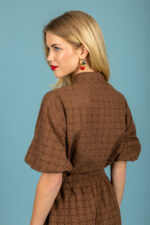 Leora shirt (Chocolate) - Image 4