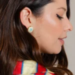 SCULLOP BULL EARRINGS