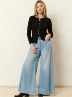 Pointelle Cotton Cardigan