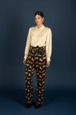 Denise satin shirt (Butter) - Image 4