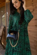 MAYA MINIBAG (black croco genuine leather) - Image 2