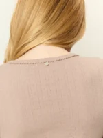 Pointelle Cotton Cardigan - Image 7