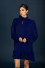 Corinne oversize dress (Ink Blue) - Image 3