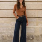Buttoned Twisted Cotton Knit