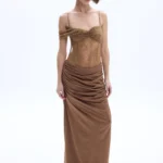 Evangeline Dress Mocha