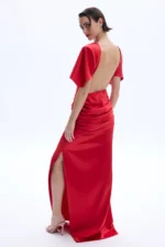 Character Maxi Red Dress - Image 4