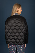 Puffer short coat (Black) - Image 3