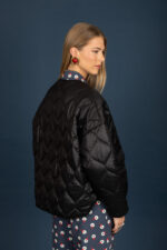 Puffer short coat (Black) - Image 2