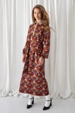 Retro Beat Futter Maxi Dress - Image 3
