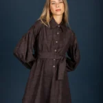 Daphne denim dress (Brown)
