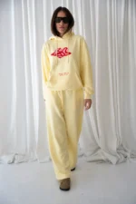 Candy Earth Yellow Oversized Hoodie