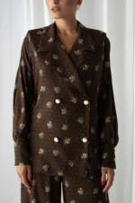 Vintage Daisy Blazer Shirt - Image 2
