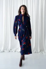Red Rose Polymorphic Maxi Dress - Image 3