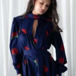 Red Rose Polymorphic Maxi Dress