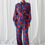 Scarlet Bloom Classic Pants