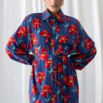 Scarlet Bloom Safari Shirt