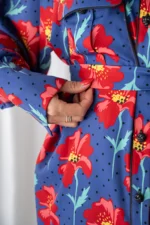 Scarlet Bloom Safari Shirt - Image 2