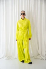 Lime Velvet Set
