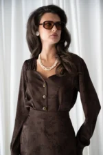 Walnut Brown Vintage Shirt - Image 2