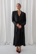 Night Jacquard Polymorphic Maxi Dress - Image 5