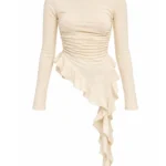 Danae Assymetric Top Beige