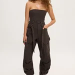 Narcissus Barrel Jeans Brown/Grey