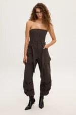 Narcissus Barrel Jeans Brown/Grey