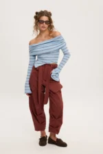 Stripped Longsleeve Top Ciel